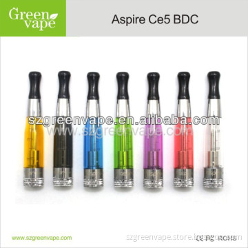 2014 most popular and High quality atomizer aspire bdc ce5 e-cigarette dual coil bottom atomizer
